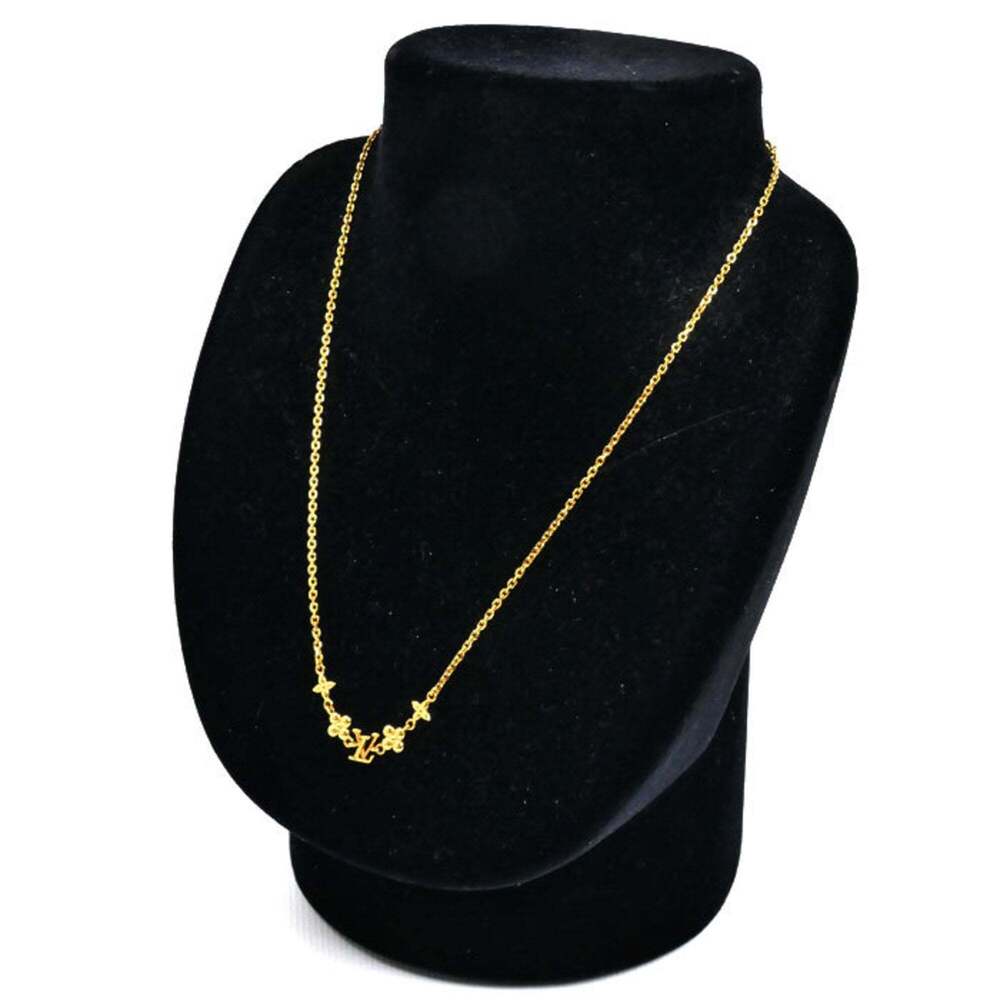 LOUIS VUITTON Gold Necklace - Picture 6 of 7
